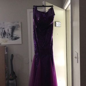 Purple Prom Dress NEVER WORN